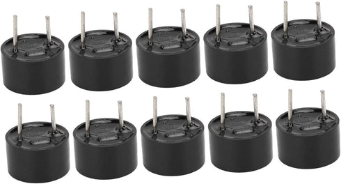 Zerodis 10 Buzzers Speakers Mini Active Piezo Electromagnetic Buzzers Alarm Sounder Speaker Beep for Computer Printer