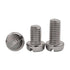 Generic 304 Screw(100Pcs,35MM_M3) Slotted Cheese Head Screws Cap Stainless Steel