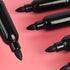 Dabo&Shobo Low Odor Dry Erase Markers, Fine Tip, Bulk Pack of 80, Black Whiteboard Markers for School Office Home