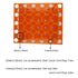 50-Holes Centrifuge Tube Rack, Detachable Lab Test Tube Holder for 10ml/15ml/50ml (2 Racks, Orange)