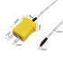 10 Pieces 3 Meters K Type Mini-Connector Thermocouple Temperature Probe Sensor, Compatible with TM902C/TES1310