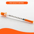 Geeddah 100PACK 1ML 30G 5/16" 8mm (1CC 30G 5/16"-100PACK) Syringe with Needle, Individually Wrapped Lab Supplies