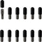 whitesnow 12pcs Metal Dual Diameter 1/4 Inch 5mm Shelf Pegs Pins Replacement Kitchen