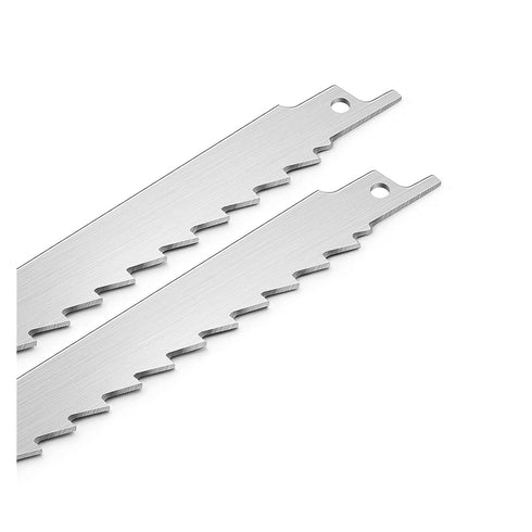 Generic 12" 3TPI 4PCS Stainless Steel Reciprocating Saw Blades for Meat Blade Kit for Wood Pruning