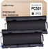 myCartridge 2 Pack PC501 Compatible Brother Fax Cartridge for Brother FAX 575 Printers