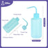 PATIKIL 18 Pcs 8oz Lab Squeeze Bottles - 250ml Plastic Safety Wash Bottles for Cleaning and Tattoo Supplies (Blue)