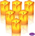 YASENN LED Tea Lights Candles, Battery Operated Flameless Candle, 12 Pack for Halloween Thanksgiving Christmas