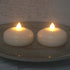 Waterproof Flameless Floating Candle, Battery Operated LED Light with Timer, Warm White Tealight for Home Decor