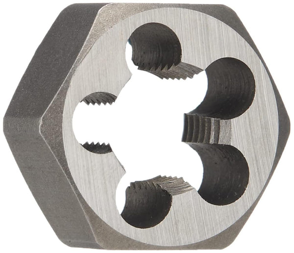 Drill America DWTHX1220LH 1/2"-20 Carbon Steel Left Hand Hex Rethreading Die, DWT Series