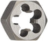 Drill America DWTHX1220LH 1/2"-20 Carbon Steel Left Hand Hex Rethreading Die, DWT Series