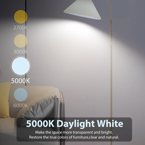 dalattin 12 Pack A19 LED Bulbs, 9W Equivalent 60 Watts, 5000K Daylight, 800 LM