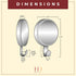 Haute Decor Attract Magnetic Hanger, 1 Pack - Strong Magnet Hook for Metal Surfaces