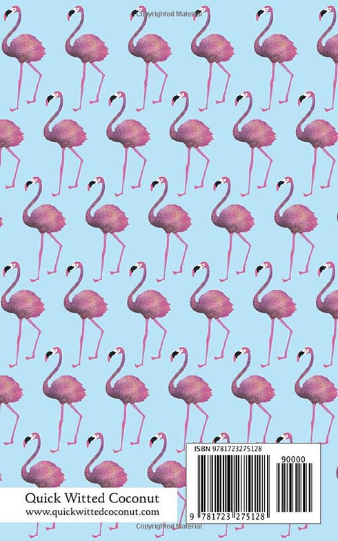 Flamingo Notebook - Ruled Pages - 5x8 - Premium: (Light Blue Edition) Fun notebook 96 ruled/lined pages (5x8 inches / 12.7x20.3cm / Junior Legal Pad / Nearly A5)