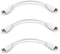 T5 T8 LED Tube Connector Cable Wire, 8 Inch Double Male to Male End Extension Cord, 3-Pack