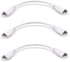 T5 T8 LED Tube Connector Cable Wire, 8 Inch Double Male to Male End Extension Cord, 3-Pack