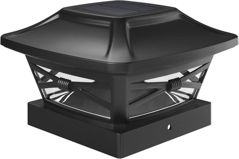 Davinci Lighting Renaissance Solar Outdoor Post Cap Lights, Bright LED Light, Includes Bases for 4x4 5x5 6x6 Posts,
