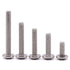 M4-0.7 x 35mm Truss Head Machine Screws, 304 Stainless Steel 18-8, Phillips Drive, Mushroom Head, Full Coarse Thread