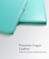 Mymazn Server Books for Waitress, Organizer Wallet for Restaurant Waitstaff, Guest Check Book Holder, Turquoise Green