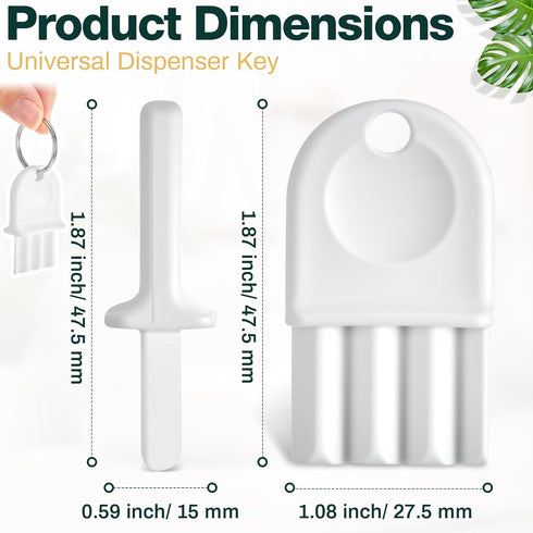 5 Commercial Geelin Pcs Paper Towel Dispenser Key, Fits Most Toilet Dispensers & Paper Towel Dispensers for Janitors