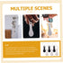 6pcs NUOBESTY Shopping Cart Token Keychain Stainless Steel Keychain Ring Shopping Token Holder Decorative