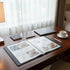 8.5 11, 4 8 Premium Vegan Leather Menu Cover x Page View Menu Folder with Clear Sleeves, Restaurant Menu Holder