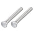 Hex Bolts (M12-1.75x100mm) 2Pcs, 304 Stainless Steel Coarse Fully Threaded Hex Head Screw Bolts for Furniture