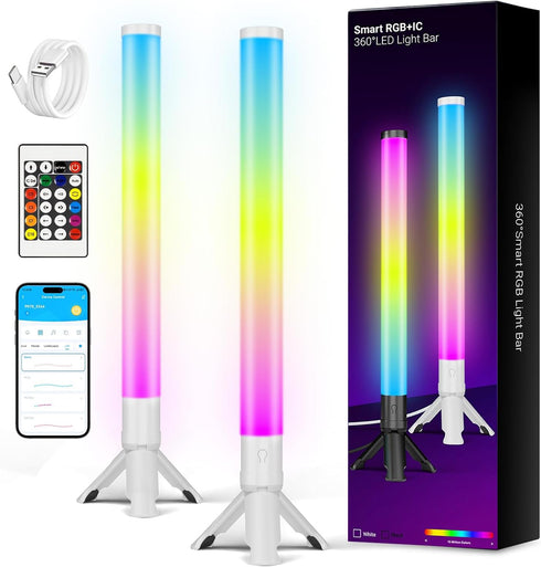 DAYBETTER 360 Smart LED Light Bars, TV Backlight with Music Sync and