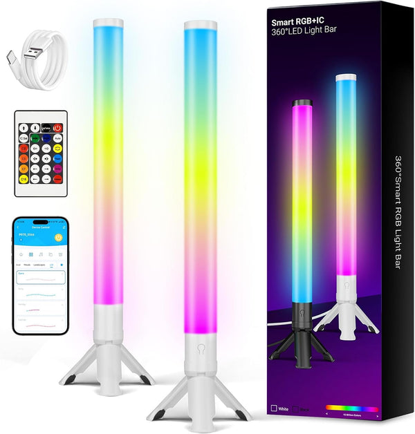 DAYBETTER 360 Smart LED Light Bars, TV Backlight with Music Sync and