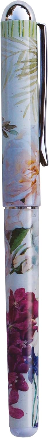 Lissom Design Deluxe Designer Pen, 5.37 x 4.37-inches, Floral by Lissom Design
