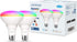 ANWIO Smart Light Bulb BR30 RGB Color Changing LED WiFi Dimmable Multicolor Light Bulbs E26 Base, Compatible with Alexa, Google Assistant, No Hub Required, 650 Lumen 8.5W (60W Equivalent) 2 Pack by ANWIO
