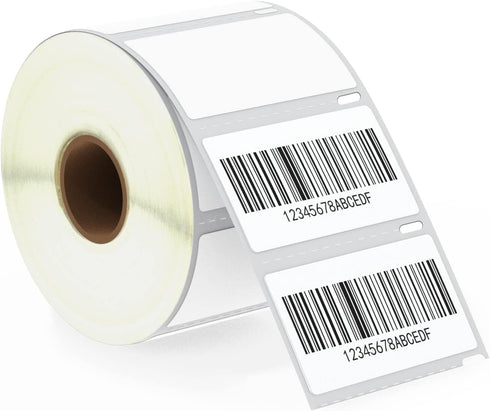 BETCKEY Compatible DYMO 30334 Multipurpose Barcode/FNSKU Labels, 2-1/4" x 1-1/4", 1 Roll/1000 Labels