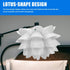 15.75 Inch Baluue Lotus Lampshade Table Lamp Cover Flower Light Shade with Durable Pp Frame for Home Decor Ceiling
