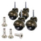 Skelang 2 Inch Ball Caster Stem Caster Wheel with Sockets, Vintage Antique Swivel