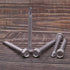 #14 x 4" Hex Washer Head Self Drilling Screws, 25 PCS, Self Tapping Sheet Metal Tek Screws, 410 Stainless Steel