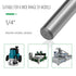 Ozmatip 5Pcs Set 1/4 Inch 1/2 Inch 33/64", 3/4", 1", 1-1/4", 1-1/2" Inch Top and Bottom Bearing Flush Trim Router Bits