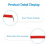 PATIKIL 24 AWG Solid Core Wire Kit, 130pcs PVC Coated Pre Tinned Copper Electrical Cable for Electronic Projects