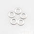 M3x6mmx0.5mm Stainless Steel Flat Washer, 100 Pieces