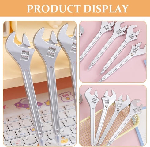 Students Ballpoint Pens, 30 Pcs Wrench Shaped Fountain Pen for Note Taking and Student Supplies