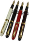 Gullor 4 PCS Fountain Pen Set in 4 Bright Colors with Pen Pouch