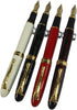 Gullor 4 PCS Fountain Pen Set in 4 Bright Colors with Pen Pouch
