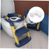 OUNONA 3pcs Toddler Toilet Seat Attachment Plastic Training Screws Potty Step Stool Sturdy and Decorative Easy