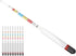 10Pcs 3 Wine Making Meter Home Brewing Beer Hydrometer Test Jar Scales Household SuppliesTemperature Resistantwith