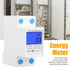 Single Phase Energy Meter, LCD KWH Meter 110-130V 5-32A 60Hz, Power Meter Backlight for Electricity Consumption