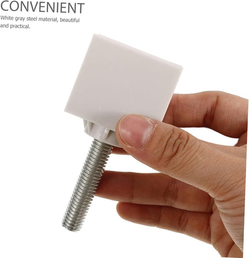 4pcs Zerodeko Frame Under Shelf Connector Clamps for Office Furniture Easy Installation Fastening Bolt Clamps Side