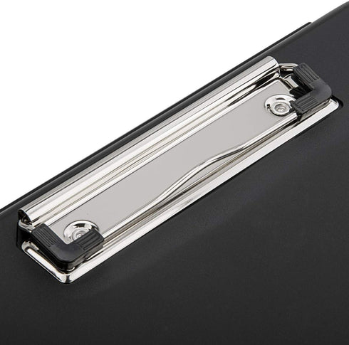 ZCZN Plastic A4 Form Storage Box, Clipboard Case for School, Utility, Office, Medical Personnel, Black