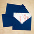 LUXPaper 4Bar A1 Contour Flap Invitation Envelopes | 3 5/8" x 5 1/8" | Navy Blue | 80lb. Text | 50 Qty