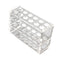 Clear Acrylic Test Tube Rack - 12 Sockets for 10ml, 25ml, 50ml, 100ml Test Tube (12 Hold 10ml)