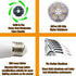 45W PAR38 30pcs LEDs Warm White Spotlight Bulb, E27 Project Tracking Light, 24 Degree Beam