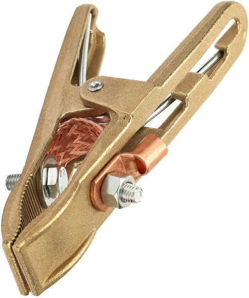 Fafeicy Welding Ground Clamp - Brass Material A Shape Ground Clamp for Welding Machine in Shipyards, 500A