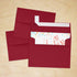 LUXPaper A2 Invitation Envelopes | Peel & Press | 4 3/8" x 5 3/4" | Garnet Red | 80lb. Text | 50 Qty
